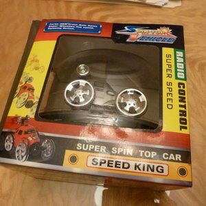 Silver Speed King Radio Control R/C Super Speed Spin Top Vehicle